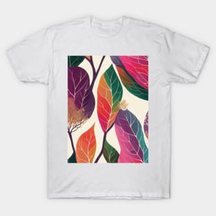 Chromatic Botanic Abstraction #36 T-Shirt